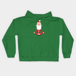 Yoga Santa Kids Hoodie